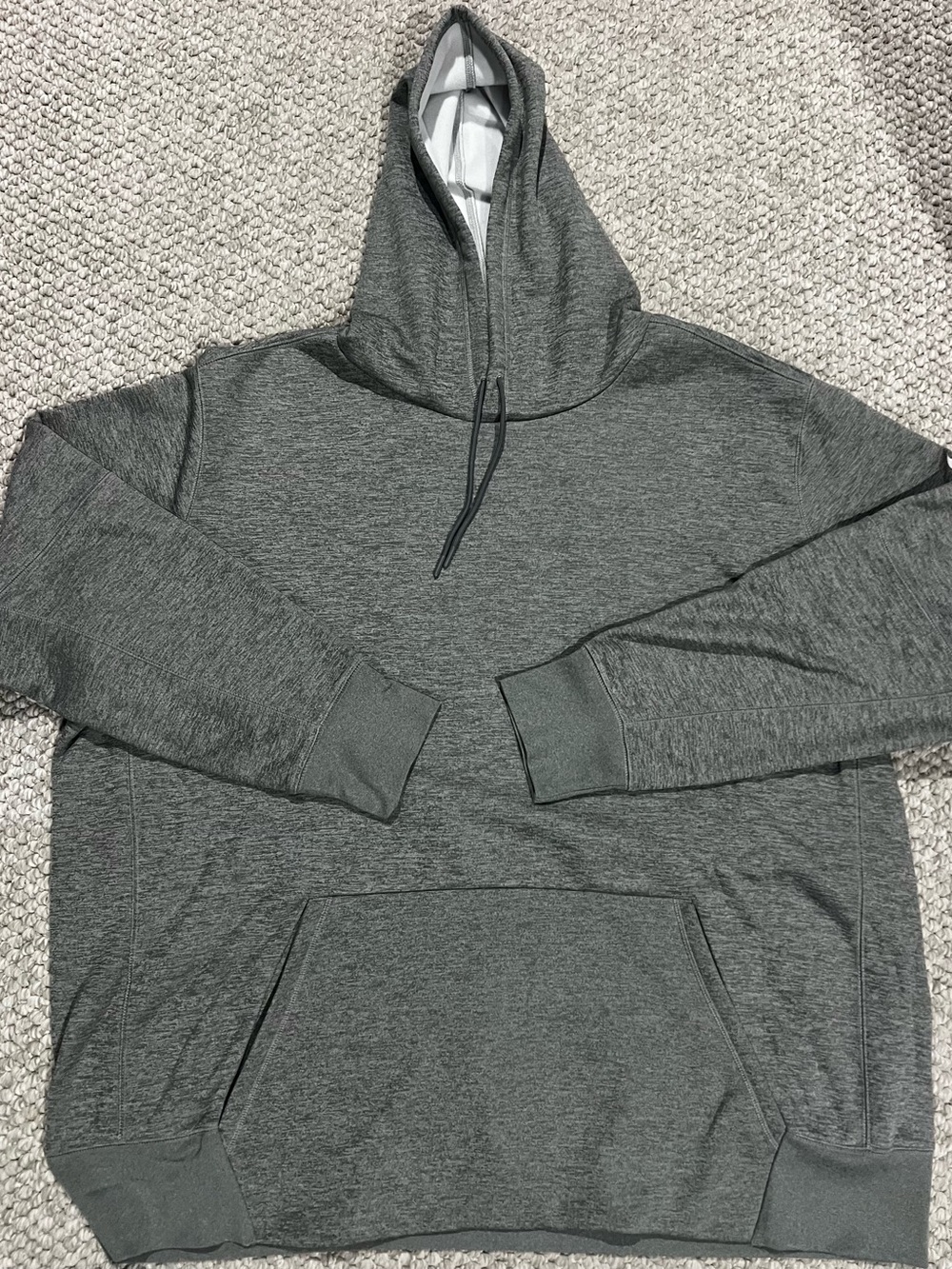 Nike Dri Fit Men’s Size 4XL Gray Fleece Hoodie
